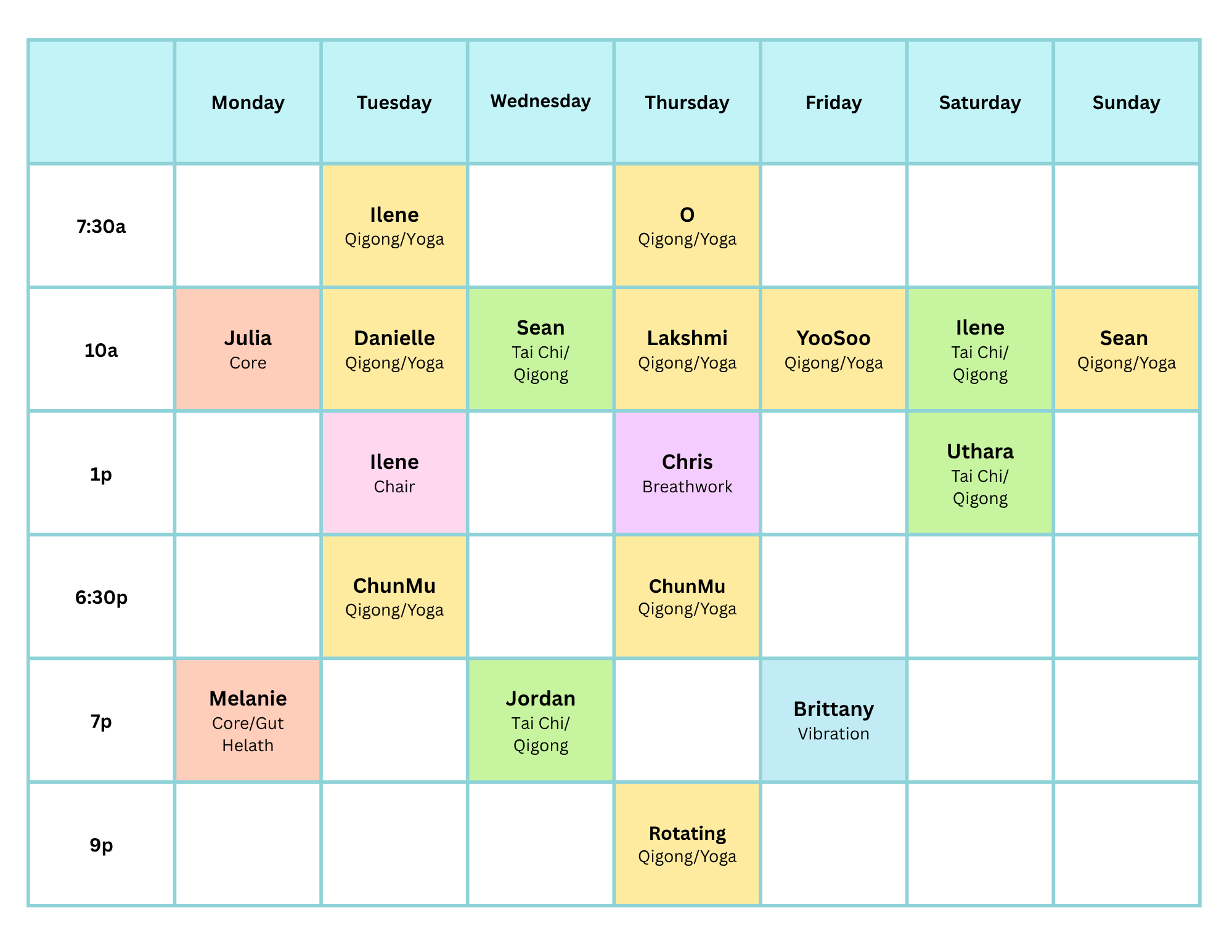 NYE Online Class Schedule NYE Online Class Schedule