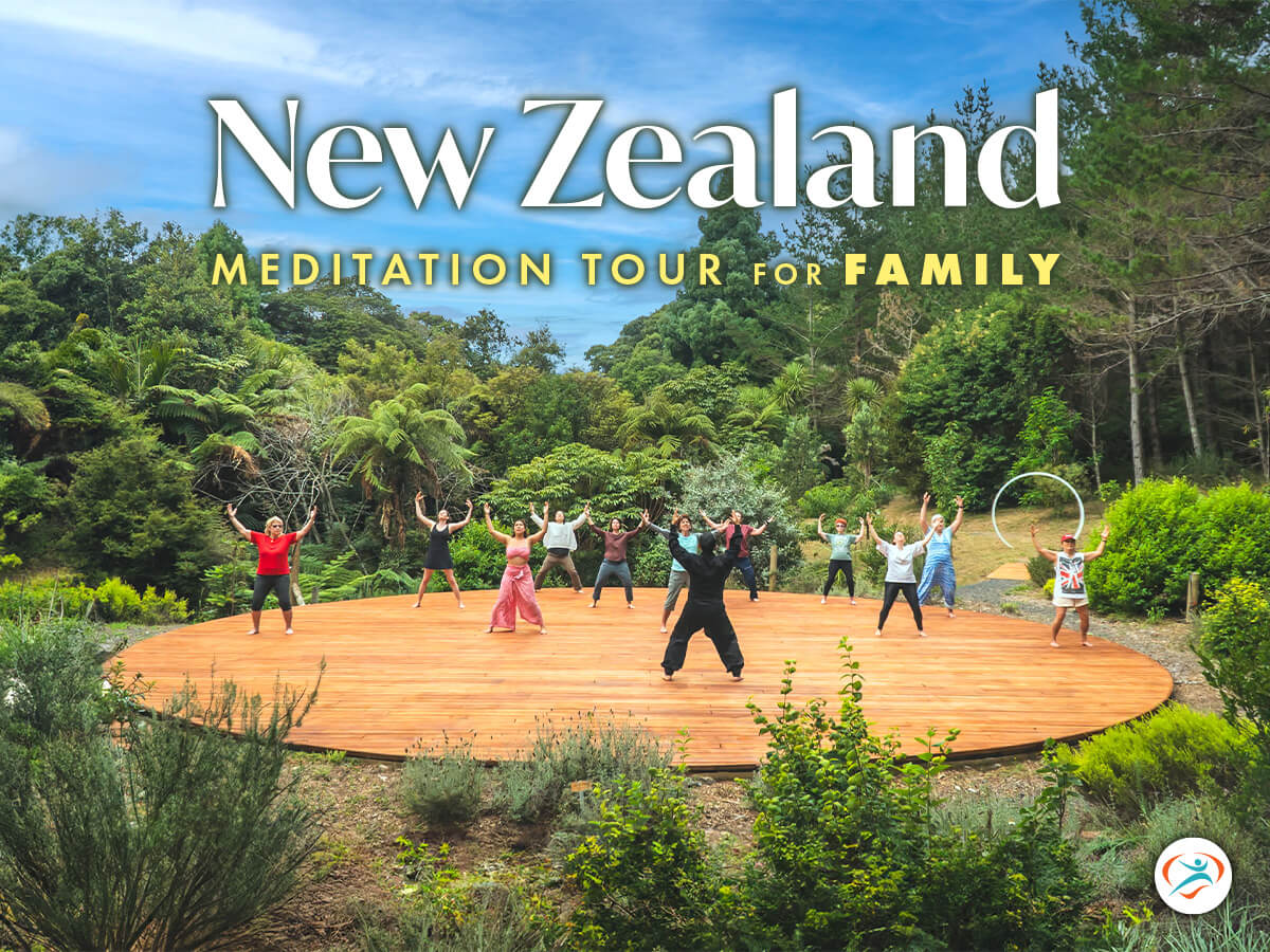 new zealand meditation tour family (social media)